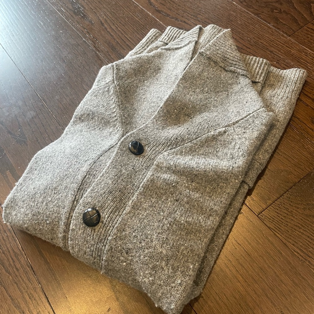 J. Crew Heather Gray Knit Sweater